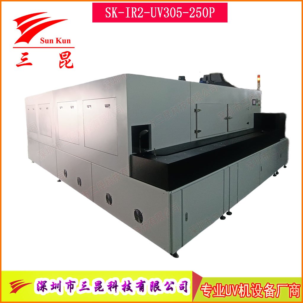 UV肤感漆流平+IR烘干+UV多面固化一体机高效涂装多工位节能设备